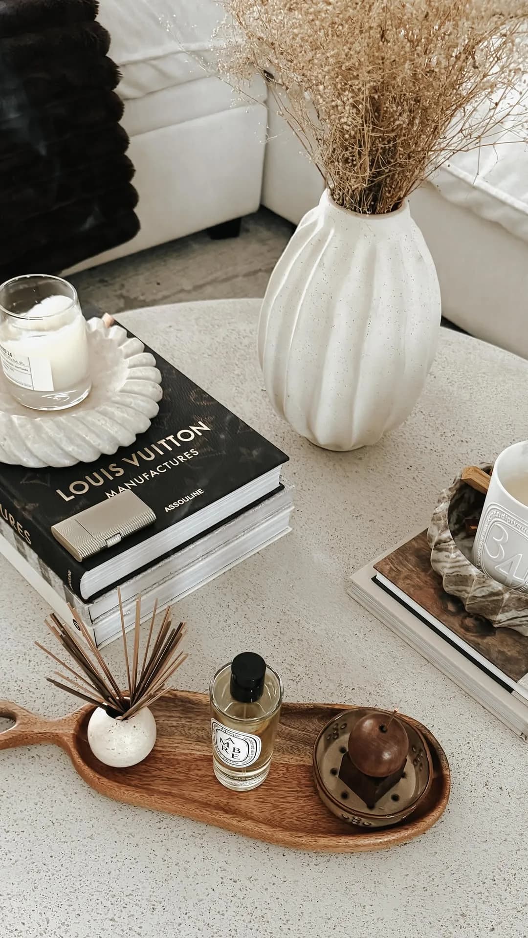 Coffee table styling is my therapy